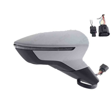 DX_SCRITTA_LOGO.jpg Retrovisore Completo Destro Seat Arona 2017 6 Pins 6F1 857 508 H Elettrico Convesso Termico Da Verniciare