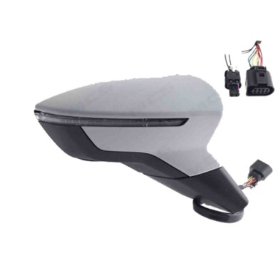 DX_SCRITTA_LOGO.jpg Retrovisore Completo Destro Seat Arona 2017 8 Pins 6F1 857 507 Ac Elettrico Convesso Termico Da Verniciare