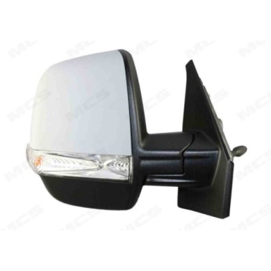 DX_SCRITTA_LOGO.jpg Retrovisore Completo Destro Fiat Doblo 2015-2023 2 Pins 0735512764 Specchio Angolo Morto Meccanico Convesso 