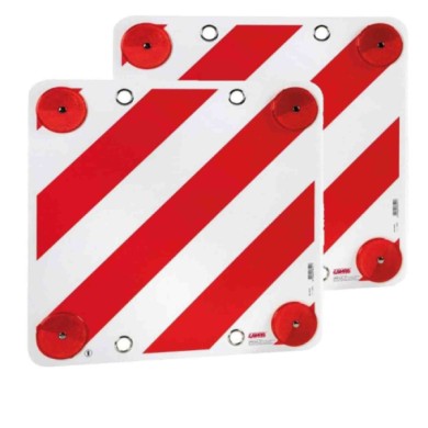 KIT_2.jpg Lampa Kit 2 Pezzi Pannello Di Segnalazione Carico Sporgente In Pvc Non Omologato