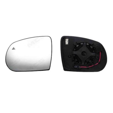 SX_SCRITTA_LOGO.jpg Piastra Retrovisore Sinistro Jeep Cherokee 2013-2018 2 Pins 68228919Aa Convesso Termico Con Side