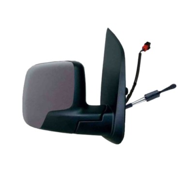 DX_SCRITTA_LOGO.jpg Retrovisore Completo Destro Citroën Nemo Furgonato 2008 1638419180 Meccanico Convesso Da Verniciare Sonda Te