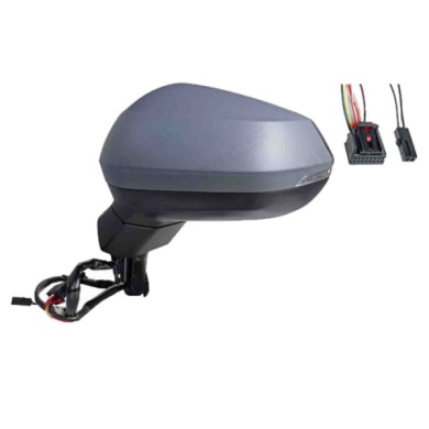 SX_SCRITTA_LOGO.jpg Retrovisore Completo Sinistro Audi Q3 2018 10 Pins 83B 857 409H 9B9 Elettrico Asferico Termico Da Verniciare