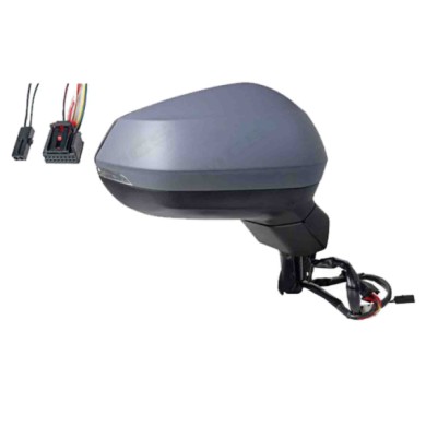 DX_SCRITTA_LOGO.jpg Retrovisore Completo Destro Audi Q3 2018 14 Pins 83B857410H9B9 Elettrico Convesso Termico Da Verniciare