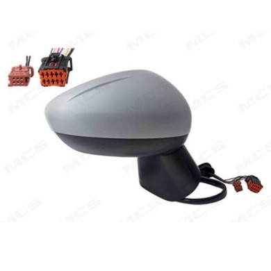 DX_SCRITTA_LOGO.jpg Retrovisore Completo Destro Opel Crossland X 2017-2019 9 Pins 13465138 Elettrico Convesso Termico Da Vernici