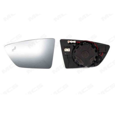 SX_SCRITTA_LOGO.jpg Piastra Retrovisore Sinistro Seat Arona 2017 2 Pins 6F0857521 Convesso Termico Con Side