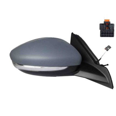 DX_SCRITTA_LOGO.jpg Retrovisore Completo Destro Opel Corsa F 2019 4 Pins 98260171Xt Meccanico Convesso Da Verniciare Con Indicat