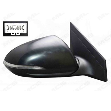 DX_SCRITTA_LOGO.jpg Retrovisore Completo Destro Hyundai Elantra Tre Volumi 2015-2022 14 Pins 87620-F2070 Elettrico Convesso Term