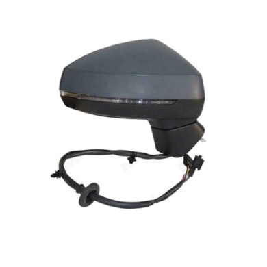 DX_SCRITTA_LOGO.jpg Retrovisore Completo Destro Audi A3 2012-2020 8 Pins 8V1857410F9B9 Elettrico Asferico Termico Da Verniciare