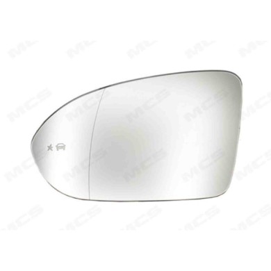 SX_SCRITTA_LOGO.jpg Piastra Retrovisore Sinistro Opel Insignia B 2017 2 Pins 39147621 Asferico Termico Con Side