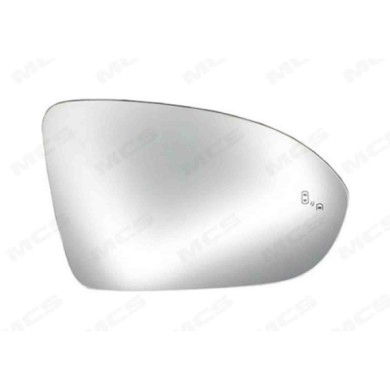 DX_SCRITTA_LOGO.jpg Piastra Retrovisore Destro Opel Astra K 2015-2022 2 Pins 13396533 Convesso Termico Con Side