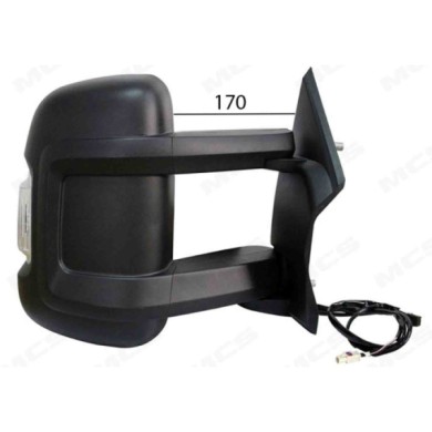 DX_SCRITTA_LOGO.jpg Retrovisore Completo Destro Citroën Jumper | Relay 2006-2023 8153 X2 Specchio Angolo Morto Elettrico Convess