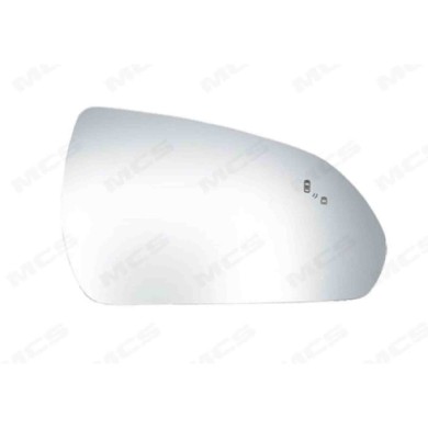 DX_SCRITTA_LOGO.jpg Piastra Retrovisore Destro Hyundai I30    2017 2 Pins 87621-G4040 Convesso Termico Con Side