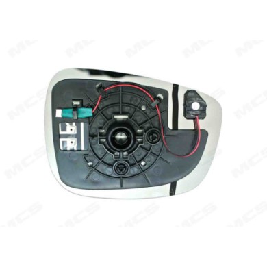 SX_SCRITTA_LOGO.jpg Piastra Retrovisore Sinistro Mazda Cx-5 2016-2018 Tk94-69-1G7 Asferico Termico Con Side