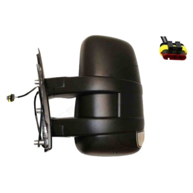 SX_SCRITTA_LOGO.jpg Retrovisore Completo Sinistro Iveco Daily V 2011-2014 4 Pins 5801367610 Specchio Angolo Morto Manuale