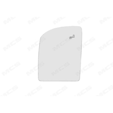 SX_SCRITTA_LOGO.jpg Piastra Retrovisore Sinistro Man Tge 2017-2024 65.63733-0017 Convesso Termico Con Side