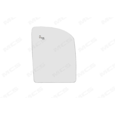 DX_SCRITTA_LOGO.jpg Piastra Retrovisore Destro Man Tge 2017-2024 65.63733-0018 Convesso Termico Con Side