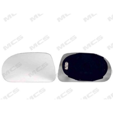 SX_SCRITTA_LOGO.jpg Piastra Retrovisore Sinistro Fiat Brava 1995-2002 0071711177 Elettrico Convesso Termico