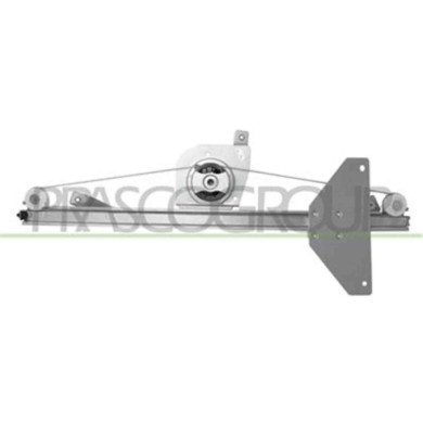 CI324W024_1.JPG Meccanismo Alzacristallo Anteriore Sinistro Per Citroen C3 Dal 2009 Al 2013