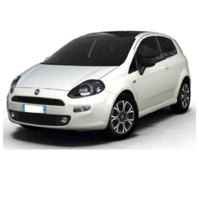 PUNTO 1.jpg Proiettore Destro H4 Elettrico Cromato Per Fiat Punto Evo Dal 2009 Al 2012