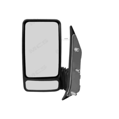 SX_SCRITTA_LOGO.jpg Retrovisore Completo Sinistro Iveco Daily Iii 1999-2006 500325706 Specchio Angolo Morto Manuale Convesso Bra