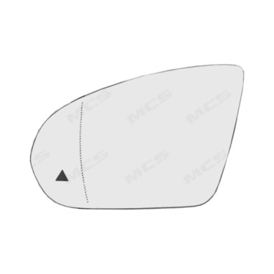 SX_SCRITTA_LOGO.jpg Piastra Retrovisore Sinistro Mercedes-Benz Cla 2019 2 Pins A0998102101 Asferico Termico Con Side