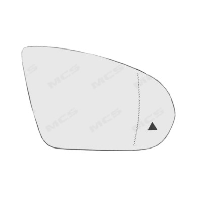 DX_SCRITTA_LOGO.jpg Piastra Retrovisore Destro Mercedes-Benz Cla 2019 2 Pins A0998103201 Asferico Termico Con Side