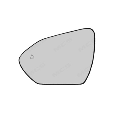 SX_SCRITTA_LOGO.jpg Piastra Retrovisore Sinistro Hyundai Tucson 2020 2 Pins 87611-N7030 Convesso Termico Con Side