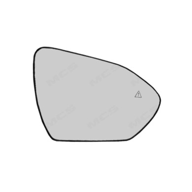 DX_SCRITTA_LOGO.jpg Piastra Retrovisore Destro Hyundai Tucson 2020 2 Pins 87621-N7030 Convesso Termico Con Side