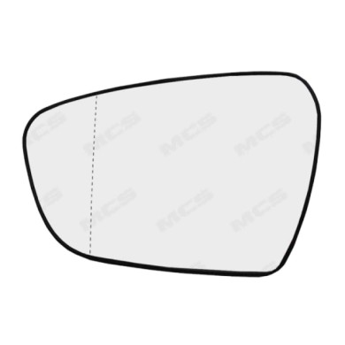 SX_SCRITTA_LOGO.jpg Piastra Retrovisore Sinistro Kia Cee'D 2012-2018 2 Pins 87611-A2010 Asferico Termico