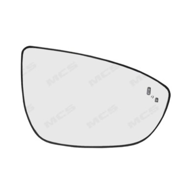 DX_SCRITTA_LOGO.jpg Piastra Retrovisore Destro Hyundai Bayon 2021 2 Pins 87621 Q0020 Convesso Termico Con Side