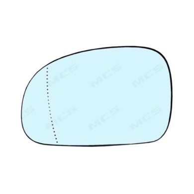 SX_SCRITTA_LOGO.jpg Piastra Retrovisore Sinistro Peugeot 406 1995-2004 2 Pins 8151T2 Asferico Azzurrato Termico