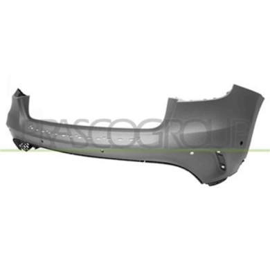 ME7031061_1.JPG Paraurti Posteriore Con Primer Per Mercedes Gla Class (x156) Amg/amg Line Dal 2017 Al 2019