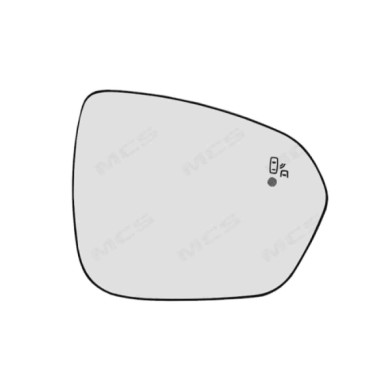 DX_SCRITTA_LOGO.jpg Piastra Retrovisore Destro Dacia Duster 2023 2 Pins 963651875R Convesso Termico Con Side