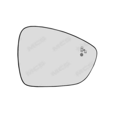 DX_SCRITTA_LOGO.jpg Piastra Retrovisore Destro Peugeot 508 I 2014-2018 2 Pins 1612167880 Convesso Termico Con Side