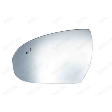 SX_SCRITTA_LOGO.jpg Piastra Retrovisore Sinistro Hyundai Tucson 2015-2023 2 Pins 87611D7020 Convesso Termico Con Side