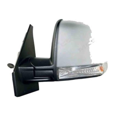 SX_SCRITTA_LOGO.jpg Retrovisore Completo Sinistro Fiat Doblo 2010-20152 Pins 0735497882 Meccanico Convesso Da Verniciare Con Ind