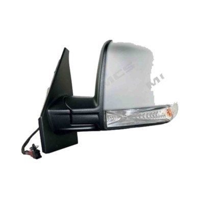 SX_SCRITTA_LOGO.jpg Retrovisore Completo Sinistro Fiat Doblo 2010-2023 6 Pins 0735497884 Elettrico Convesso Termico Da Verniciar