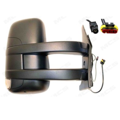 DX_SCRITTA_LOGO.jpg Retrovisore Completo Destro Iveco Daily V 2011-2014 2 Pins 5801367567 Specchio Angolo Morto Manuale