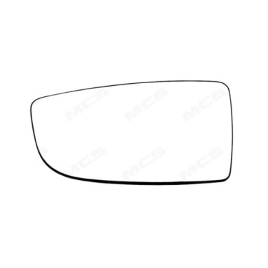 SX_SCRITTA_LOGO.jpg Piastra Retrovisore Sinistro Ford Transit V363   2013-2024 1837870 Specchio Angolo Morto Convesso