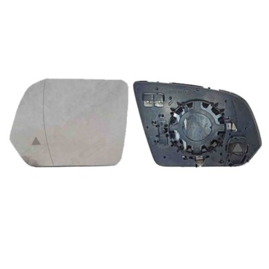 SX_SCRITTA_LOGO.jpg Piastra Retrovisore Sinistro Mercedes-Benz V-Class 2014-2020 Specchio Angolo Morto Convesso Termico