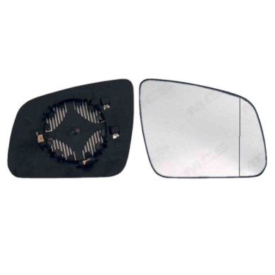 DX_SCRITTA_LOGO.jpg Piastra Retrovisore Destro Mercedes-Benz Classe C 2007-2011 A2048100421 Asferico Termico