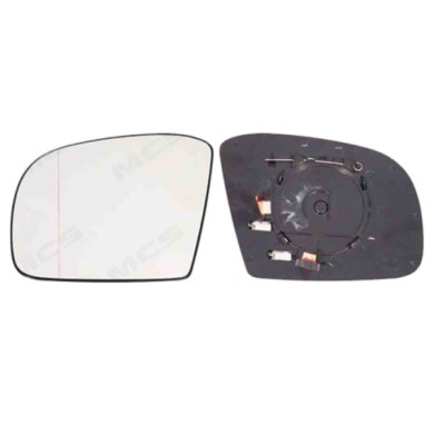 DX_SCRITTA_LOGO.jpg Piastra Retrovisore Destro Mercedes-Benz Classe M 2005-2008 A1648100219 Asferico Termico