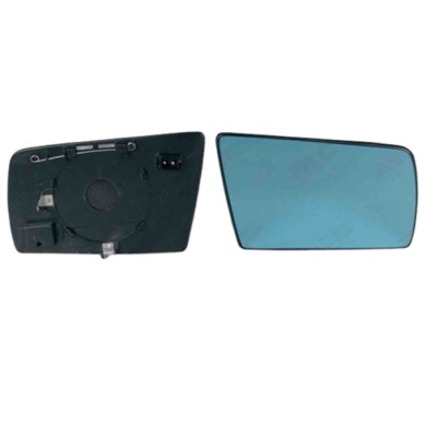 DX_SCRITTA_LOGO.jpg Piastra Retrovisore Destro Mercedes-Benz Classe C 1993-2000 A2028100021 Convesso Azzurrato Termico