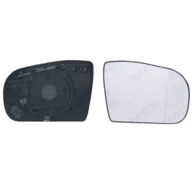 DX_SCRITTA_LOGO.jpg Piastra Retrovisore Destro Mercedes-Benz Classe E 1999-2002 A2028100421 Elettrico Asferico Termico