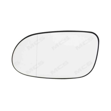 SX_SCRITTA_LOGO.jpg Piastra Retrovisore Sinistro Mercedes-Benz Classe A 1997-2004 A1708100121 Elettrico Asferico Termico