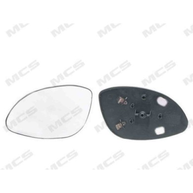 SX_SCRITTA_LOGO.jpg Piastra Retrovisore Sinistro Opel Vectra B 1995-2002 6428717 Elettrico Convesso Termico