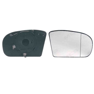 DX_SCRITTA_LOGO.jpg Piastra Retrovisore Destro Mercedes-Benz Classe C 2000-2004 A2038100221 Asferico Termico