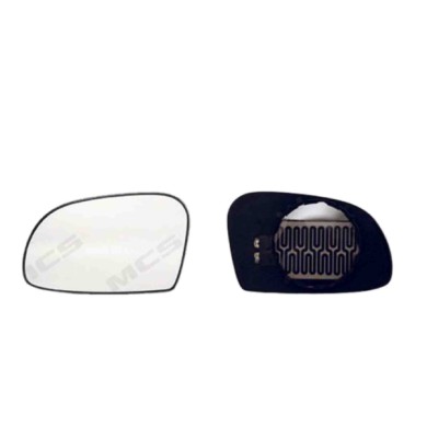 SX_SCRITTA_LOGO.jpg Piastra Retrovisore Sinistro Citroën Saxo 1996-2004 8151T9 Convesso Termico