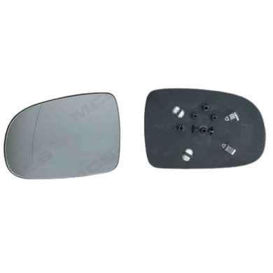 SX_SCRITTA_LOGO.jpg Piastra Retrovisore Sinistro Opel Corsa C 2000-2006 1427424 Asferico